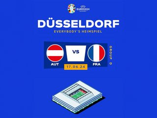 UEFA EURO 2024 Vorrunde, AUT - FRA, Gruppe D